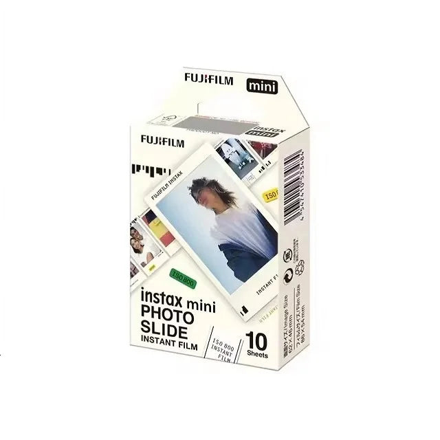 Fujifilm Instax Color Mini Film Instant 10-50 Sheets Black Frame Macaron Rainbow Photo Paper for Mini 12 11 9 8 7s 70 50 90 SP-2