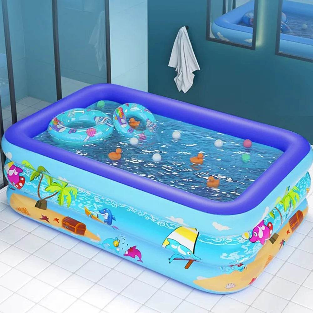Inflatable Swimming Pool Baby Swimming Pools Removable Indoor Outdoor Swimming Pools Children Summer Pool Toys for Pool Party - AIAZ