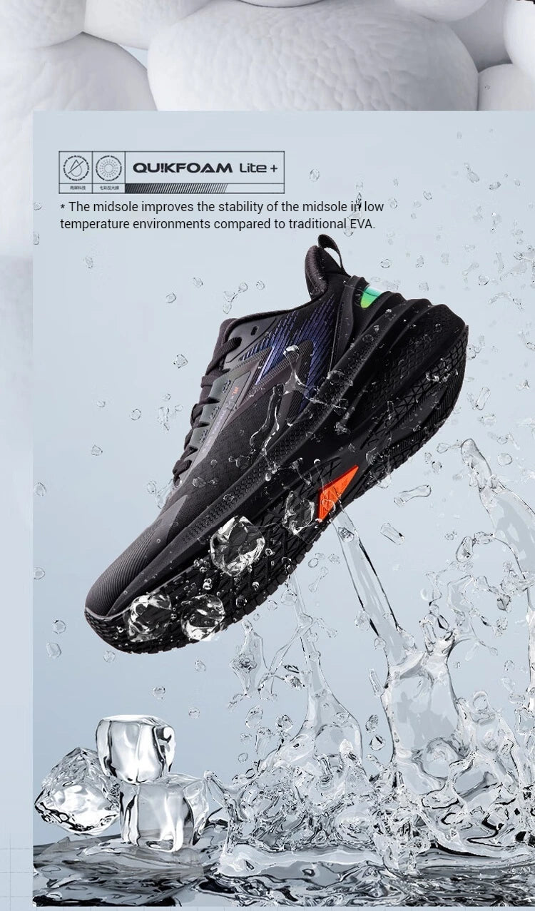 361 Degrees Rainblock 7.0 Men Running Shoes Anti Splash Rainproof Technology Non-Slip Cushioning Rebound Male Sneakers 672432239