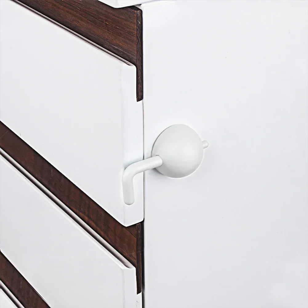 Safety Cabinet Multifunctional 1/2/3pc Baby Safety Lock Anti-Pinch Hand Children Door Drawer Locks Security Refrigerator Buckle