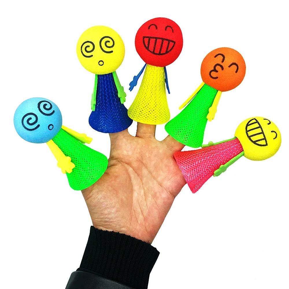 12Pcs Fun Bouncing Doll Games Kids Party Goodies Toys Birthday Gifts Souvenir Pinata Filler Kindergarten School Reward Toys Bag - AIAZ