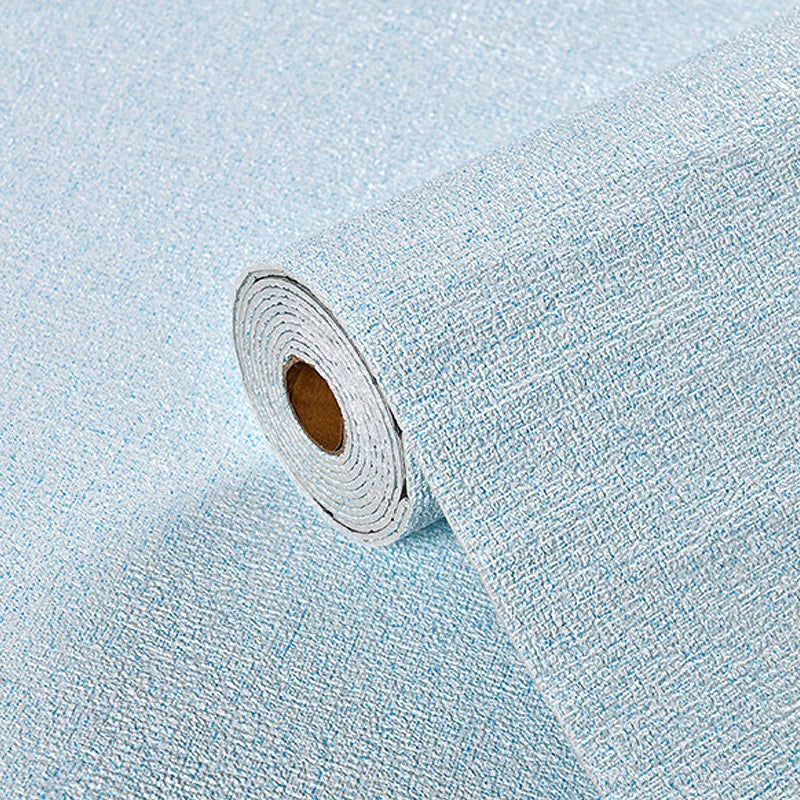 Self Adhesive 3D Panel Linen Wallpaper Foam Soundproof Waterproof 3D Diatom mud Wall Sticker modern simple Bedroom Wallpaper