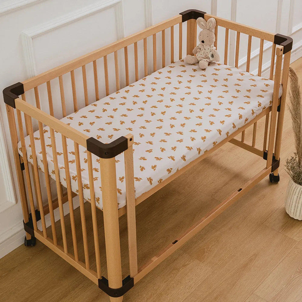 Baby Bedding Sets Crib Sheets 140*70Cm Infant Mattress Protector Baby Sheet Fitted 100% Cotton Soft Winter Warm Cot Cover