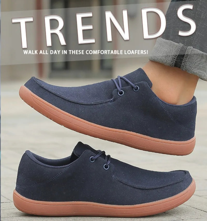 High Quanlity Wide Barefoot Non-slip Casual Walking Shoes Comfortable Footwear Shoe Classic Fashion Men's Sneakers Plus Size 46