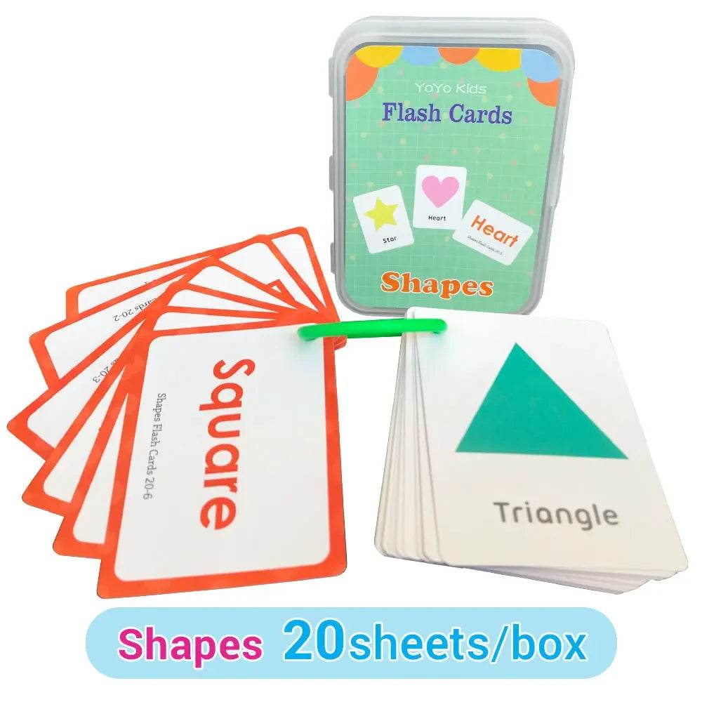Kids English Words Learning Flashcards Reading Enlightenment Cards Home School Educational Toys Montessori Teacher Teaching Aids - AIAZ