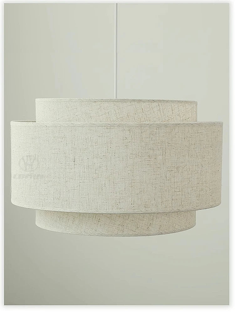 GEW Wabi-Sabi Hand-knitted Chandeliers Nordic Fabric Lampshade Pendant Lights For Restaurants, Shops, Bedroom Home Decor BT3001