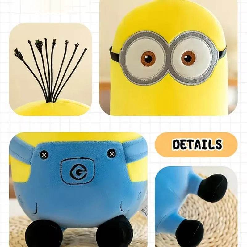 Cute Minions Movie Characters Yellow Plush Toys Bob Stuart In Jeans Soft Dolls Toys & Hobbies Christmas Birthday Gift - AIAZ