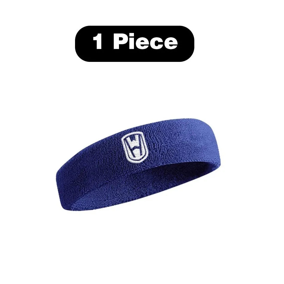 WOSWEIR-Cotton Athletic Headband Elastic Sweatbands Women Men Basketball Sports Gym Fitness Sweat Band Volleyball Tennis