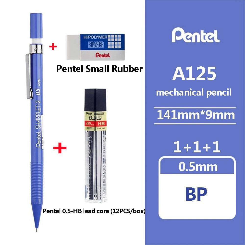 Japan Pentel Mechanical Pencil 0.5/0.7/0.9mm Drawing Office & School Supplies Stationery A125 127 129 School Acsesories School - AIAZ