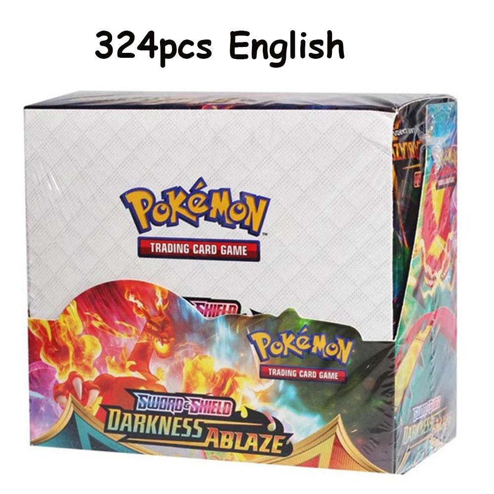 Newest 324Pcs Pokemon Cards Sun & Moon XY Evolutions Pokemon Booster Box Collectible Tradiner Card Game toy for children - AIAZ