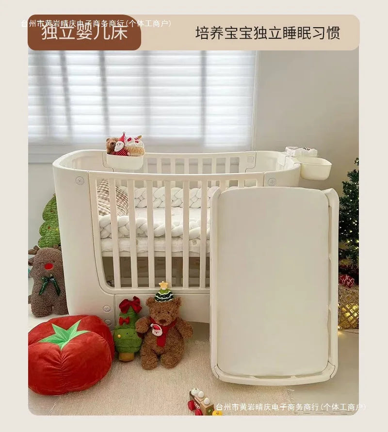 Crib Adjustable Movable Splicing Game Bed Baby Multifunctional Diaper Table
