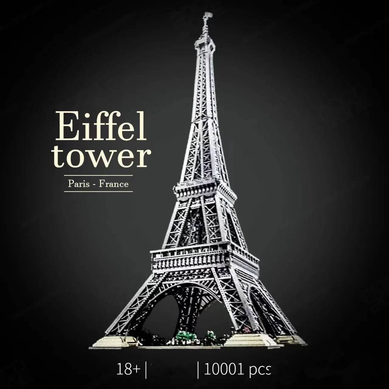 In Stock MOC 1.5M Eiffel Tower 10001pcs PARIS Famous Architecture Model Building Block Brick Toys for Adult Kids Birthday Gifts - AIAZ