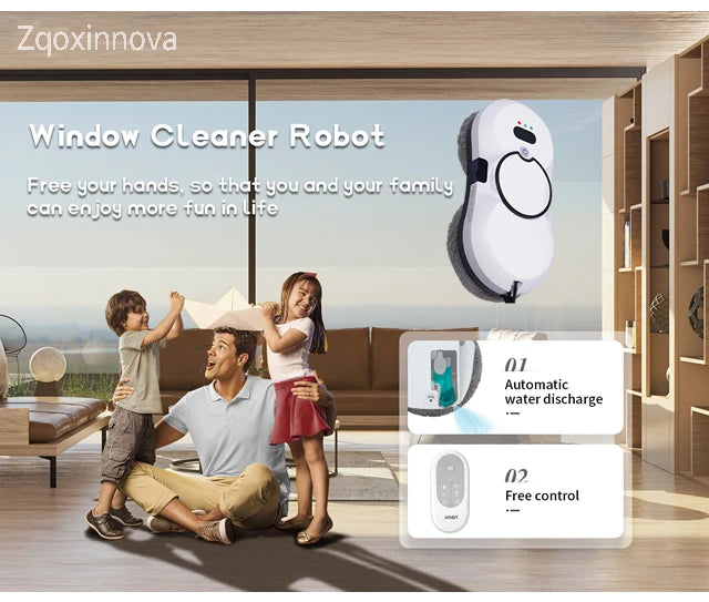 UPS Robot for Washing Sindows Vacuum Cleaner Glass Washer Home Appliance Plaster Robot Smart Cleaning Robot Electric Floor Mops