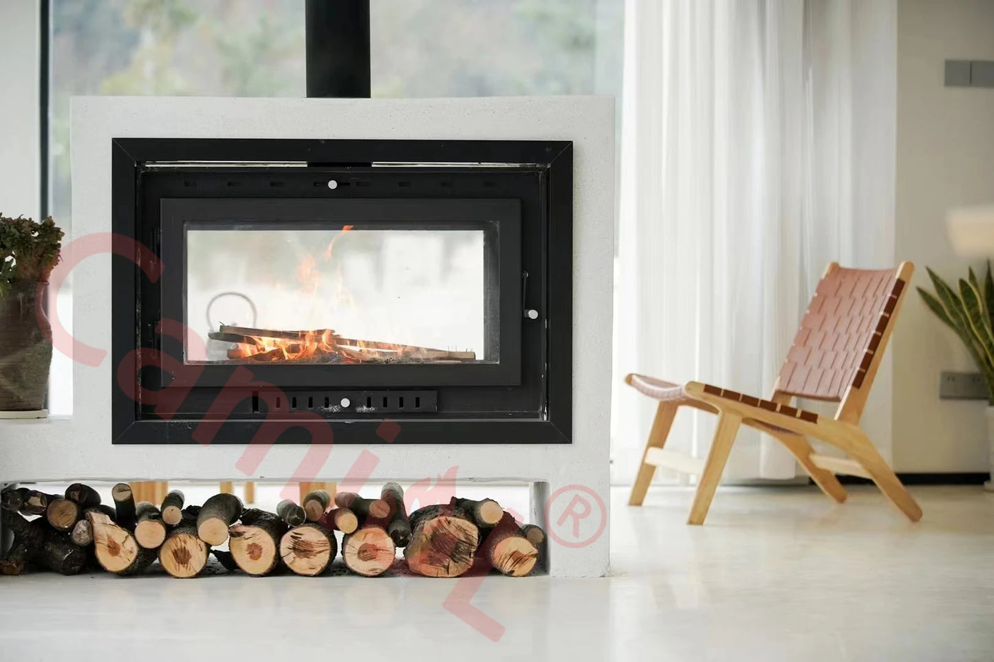 European Quality Cast Iron Fireplace Gas Fire Place Classic Design Cast Iron Material Made Long-lasting Wood Burning Fireplaces