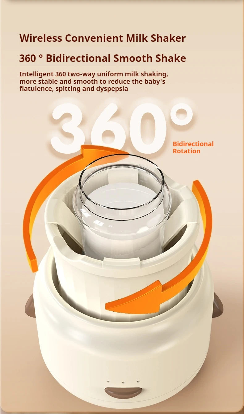 Electric Milk Bottle Shaker, USB Smart Intelligent Milk Powder Mixer, Lithium battery, Baby Formula Maker, Divine Device