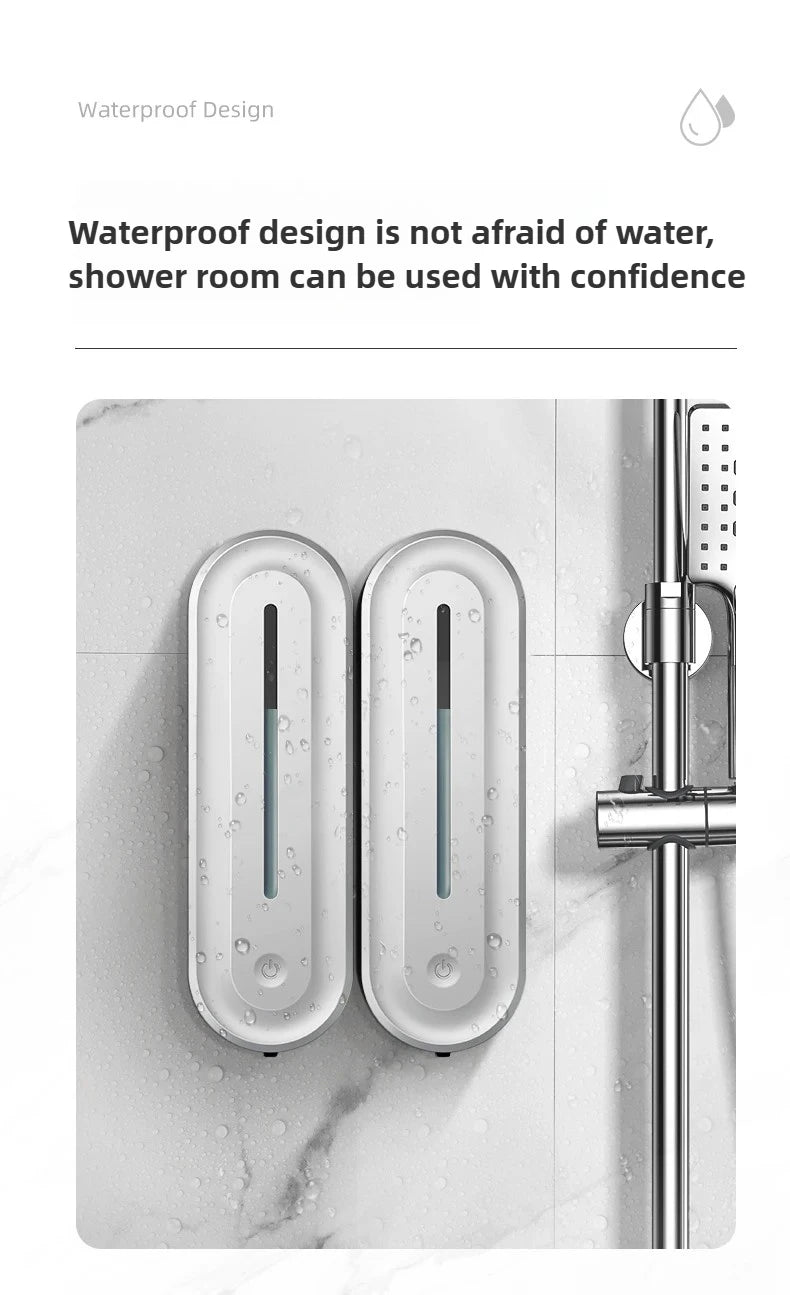 420ML Wall-mounted Automatic Liquid Soap Dispensers Kitchen Touchless Induction Sensor Hotel Malls Bathroom Accessories