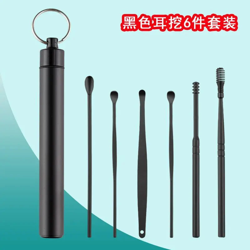 정리 Ear Care Kits Earpick Sticks Earwax Remover Ears Pick Cleaning Ear Cleanser Spoon Earpick Beauty Accessories Tools