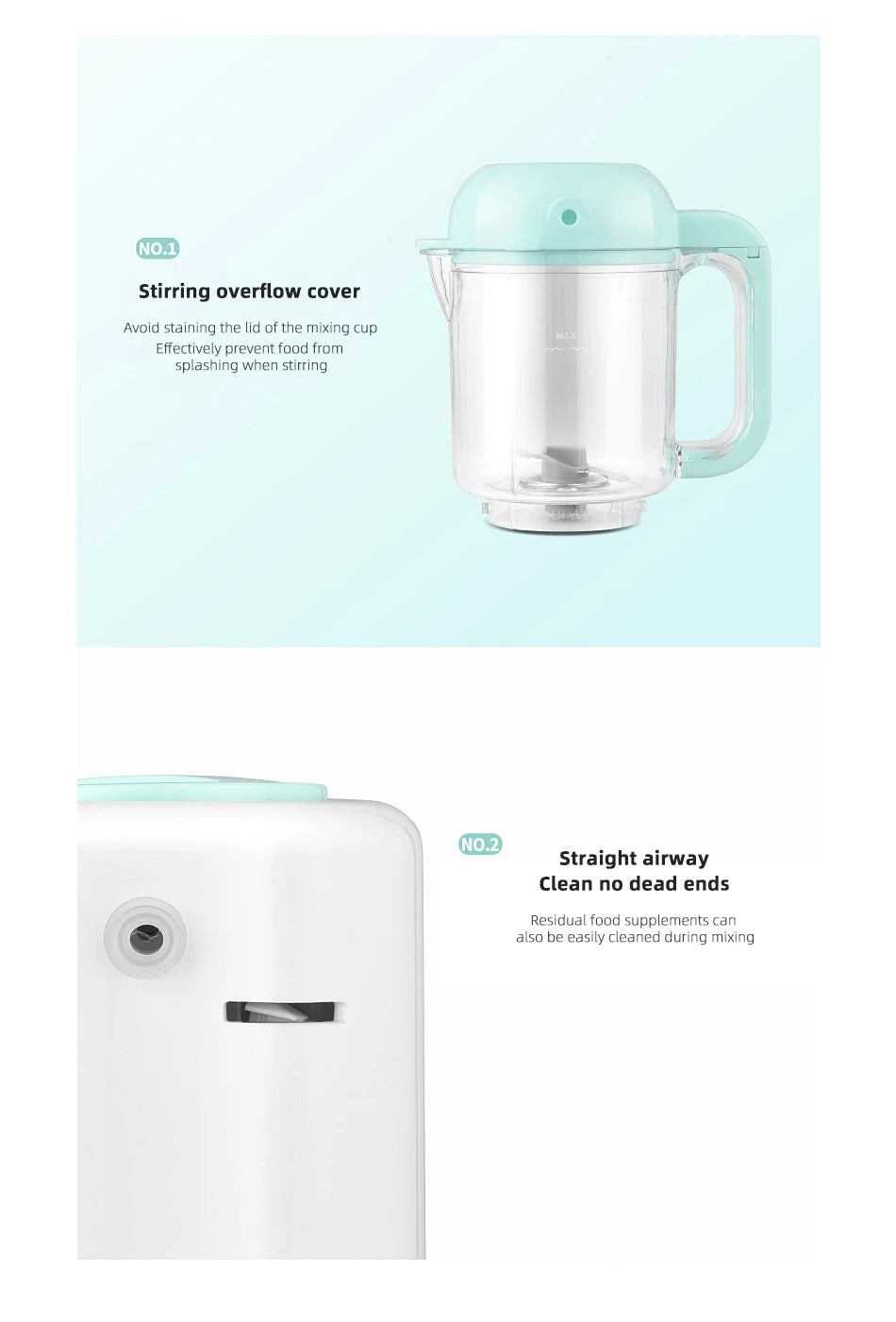 2023 New Baby Feeding Food Maker Supplement Newbron Baby Food Cooking Blenders Steamer Processor Infant Fruit Vegetable Maker