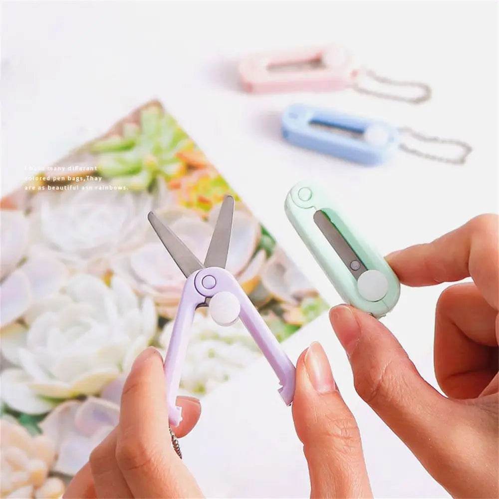 School Supplies Cutting Tools Office Supplies Art Tool Stationery Folding Scissors Scissors Adjustable Stainless Steel Scissors - AIAZ