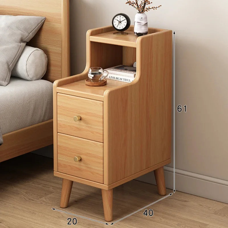 Modern Nightstands Bedroom Small Bedside Corner Night Stands Narrow Drawers Mobila Pentru Dormitor Bedroom Set Furniture