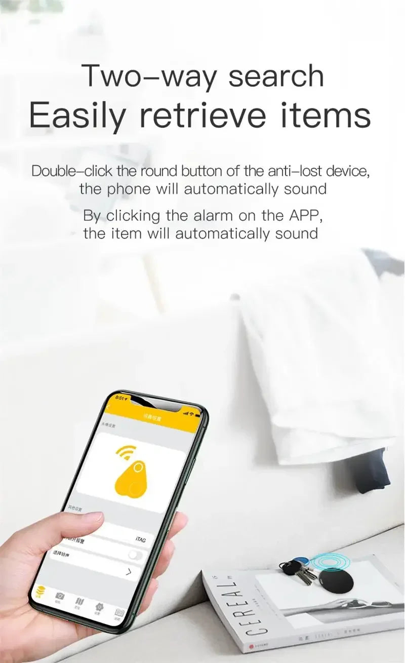 OPPO Mini GPS Tracker Bluetooth 5.0 Children Elderly Anti-Lost GPS Device Car Tracking Locator For IOS Android Smart Finder