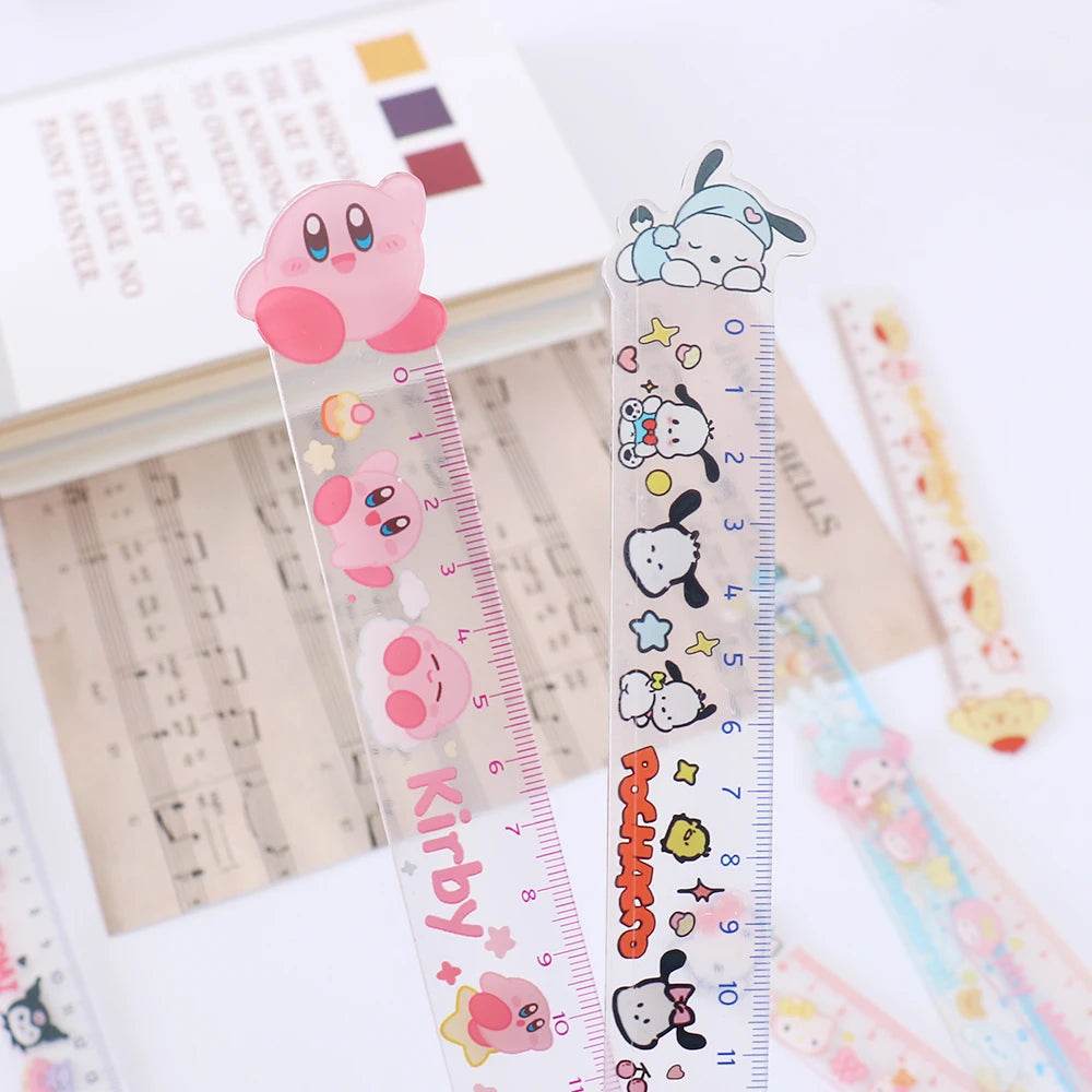 15cm Cute Ruler School Supplies Kawaii Accessories Drawing Tool Korean Stationery Fournitures Scolaires Student Regla Ruler - AIAZ