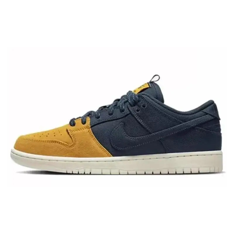 【Customize】Nike Dunk SB Skateboarding Shoes Unisex Low-top Black/Blue Sneakers shoes DX6775-400