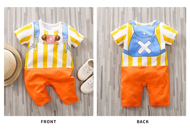 Toddler Anime Cosplay Dragon DBZ Costume Baby Boy Girl Romper Kid Demon Slayer Baby Clothes Newborn Onesie Jumpsuit 0-18 Months