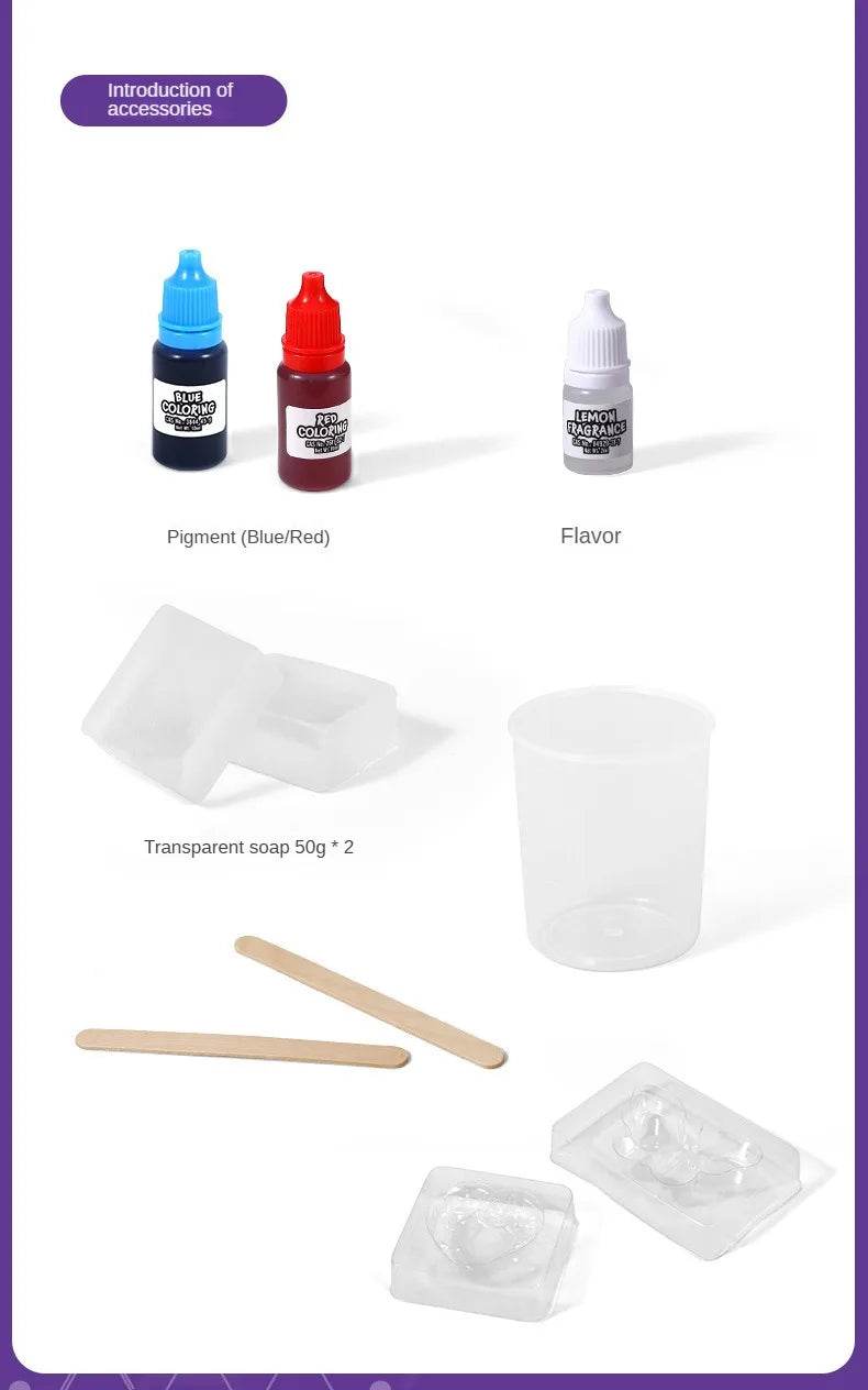 9 SET Science Experiment Kit Magic Science TOY Handmade DIY Soap Puzzle STEM TOYS for Kids Funny Science experiment Explore Gift - AIAZ