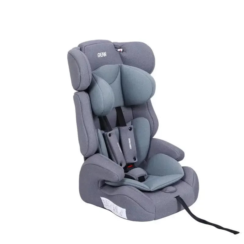 EG81 Foldable Child Car Seat, Travel-Friendly Safety Booster for 9 Months to 12 Years, Portable Baby Chair, Compact Car Seat
