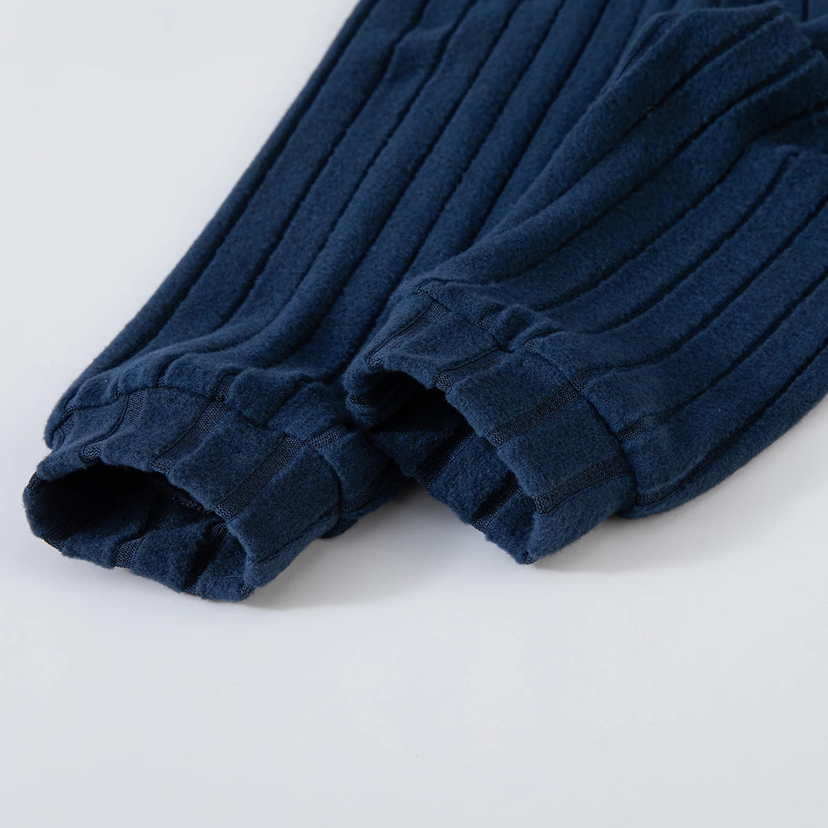Boys Long Sleeve Lapel Pants Suits Warm Collar Button Two-Piece Set Gentle Autumn Winter Outfit for Kids