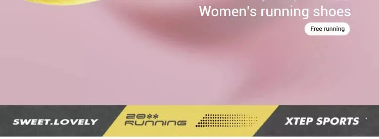 Xtep Dynamic Foam Women Running Shoe Air Wear-Resistant Sports Shoe For Women Non-Slip Female Soft Casual Sneakers 875118110013