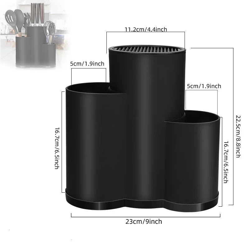 New Storage Rack Knife Holder Multi-Functional Household Tableware Storage Rack Kitchen Storage Tools