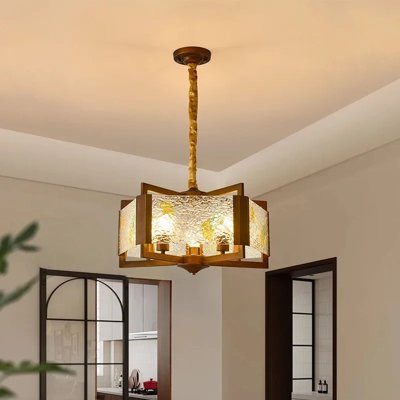 TEMOU Contemporary Restaurant Pendant Lamp French Retro Bedroom Study Villa Hotel Rooms Bar Counter Cafe Aisle Light