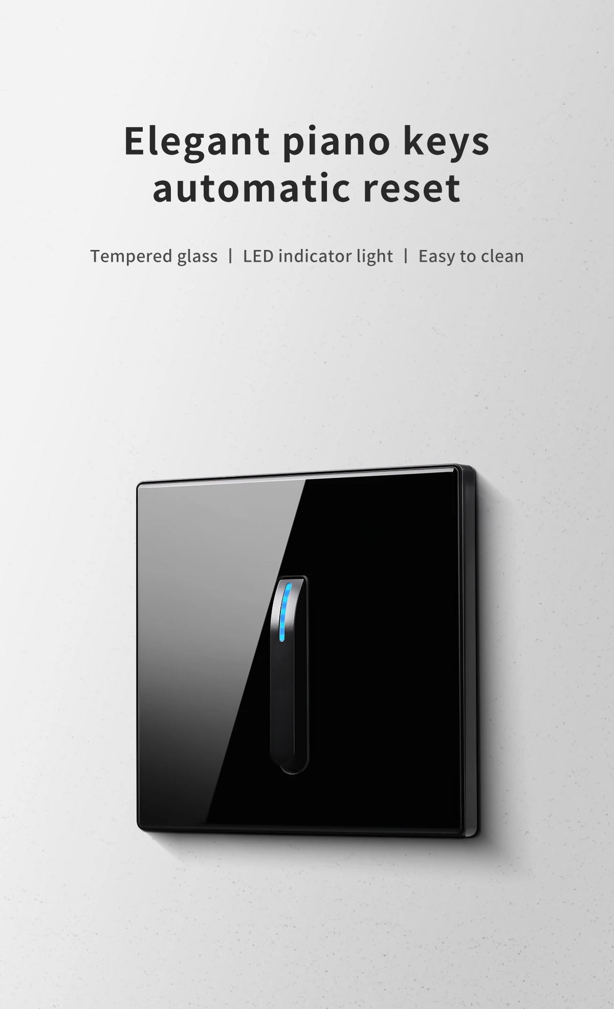 Glass Panel Wall Switch LED European 16a Socket Retro Toggle Light Switch EU UK Standard 2way Socket 1-4gang USB Home Decoration