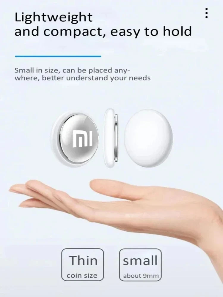 Xiaomi Mini GPS Tracker System Find My App Air Tag Smart Bluetooth Locator Child Finder Bag Anti-Loss Pet Collar With Tracker