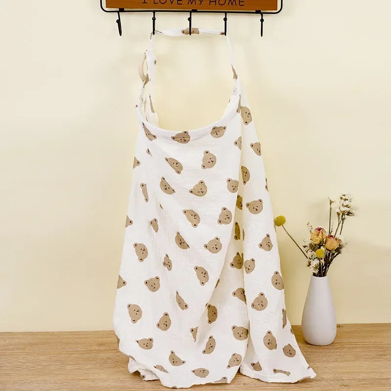Mother Outing Breastfeeding Cover Double-layer Cotton Baby Feeding Nursing Covers Privacy Breastfeeding Apron Stroller Blanket