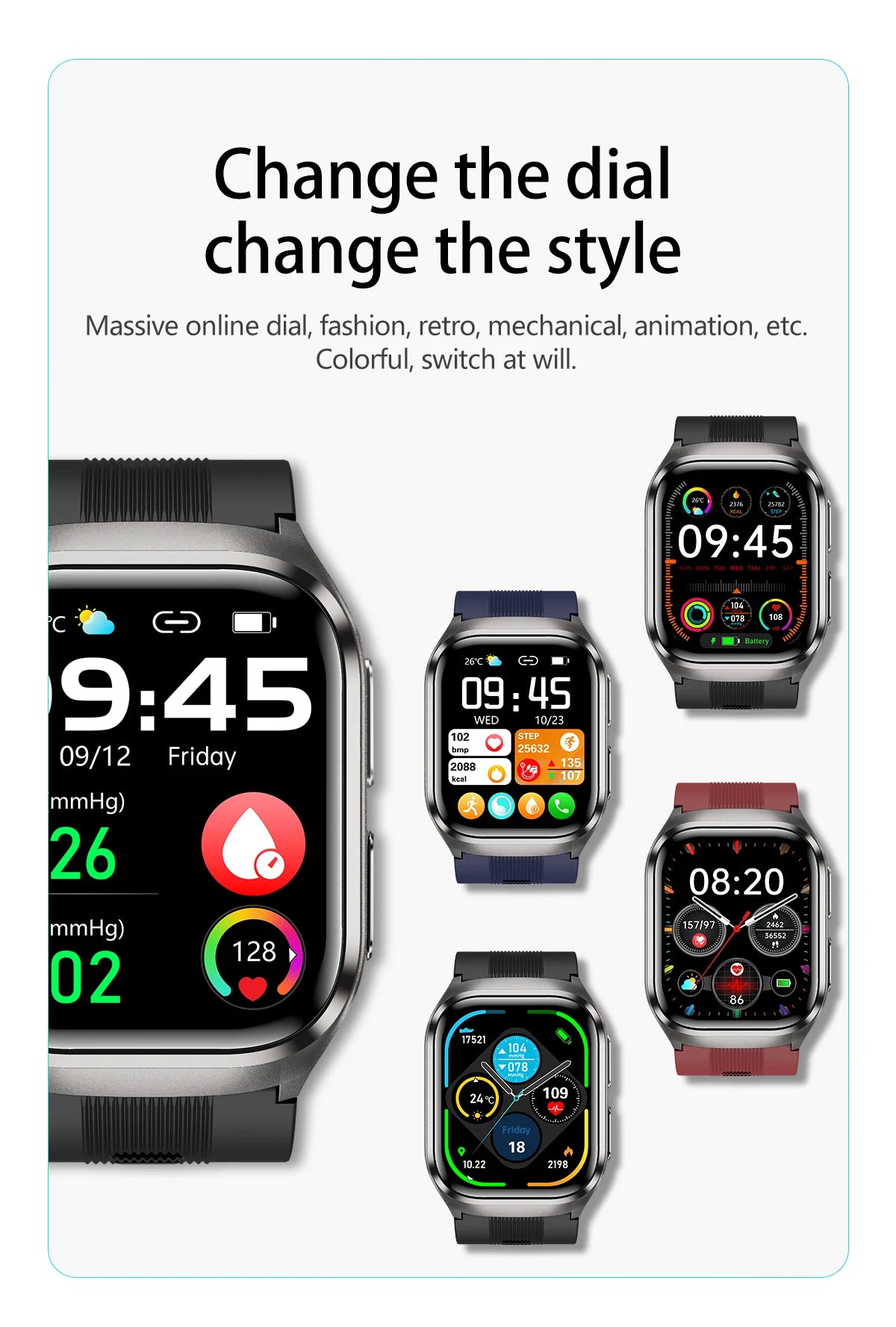 2025 New For HUAWEI Air Bag Smart Watch Men Blood Fat ECG+PPG Blood Pressure Broadcast NFC HD BT Call Health Smart Watch Woman