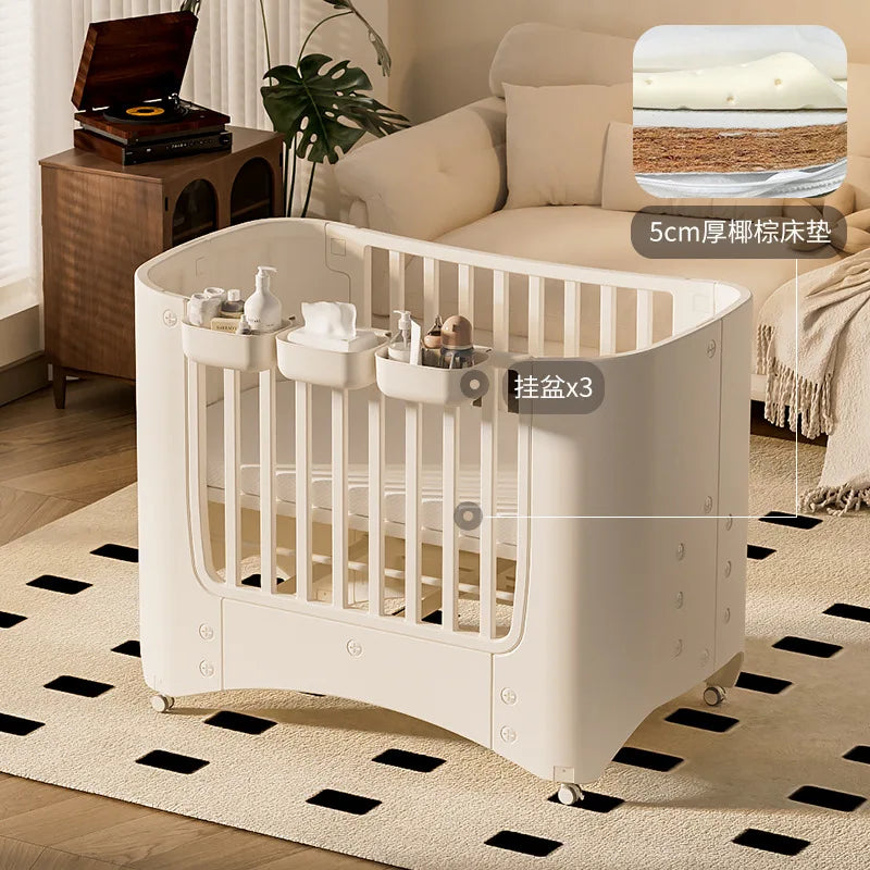Crib Adjustable Movable Splicing Game Bed Baby Multifunctional Diaper Table