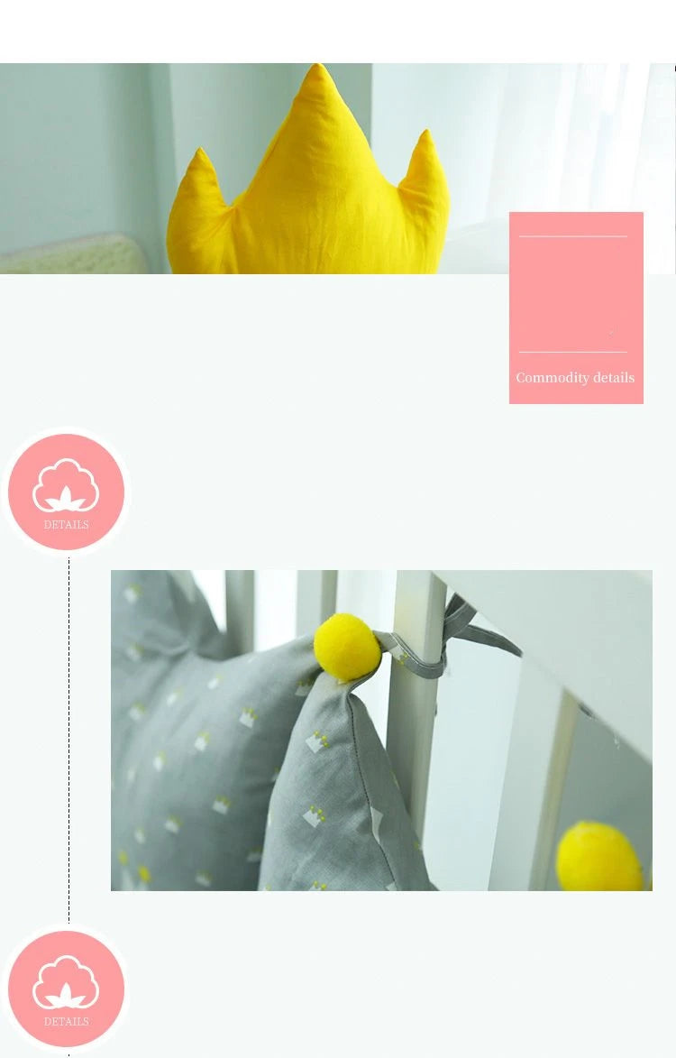 Summer Universal Breathable Crib Bumper Fashion Printed Pattern Kids Bedding Set High Quality Soft Skin-Friendly Newborn Sheets