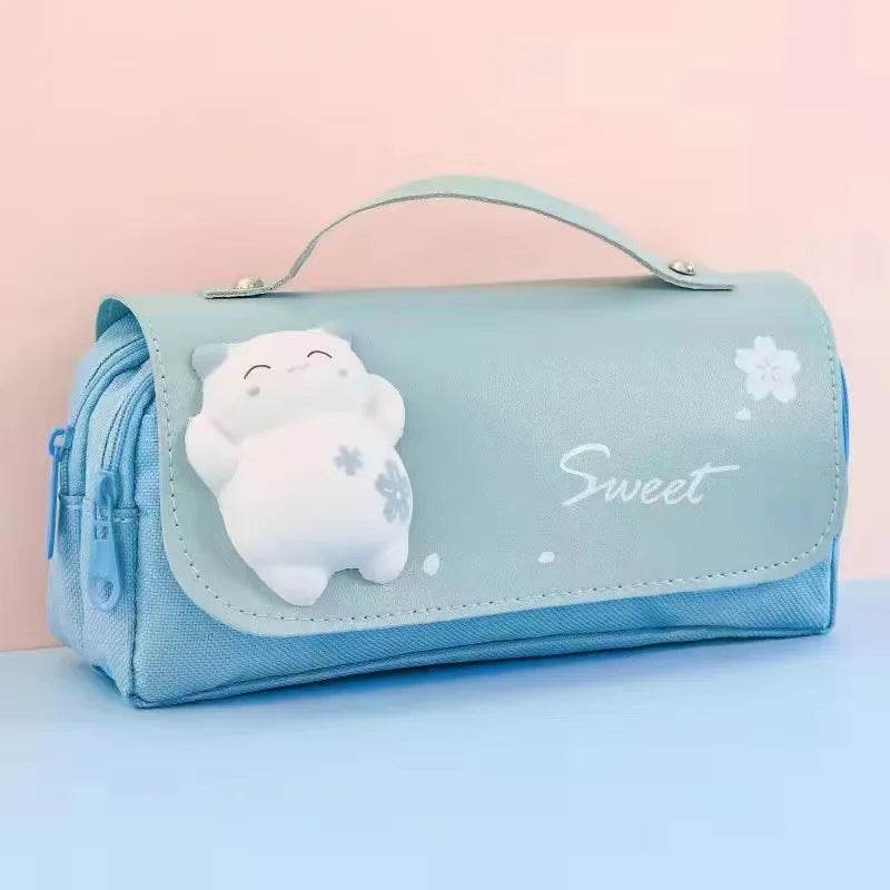 School Supplies Kawaii Stationery School Pencil Cases for Girls Bags Pens Cute Korean Stationery Holsters Supply Store Aesthetic - AIAZ