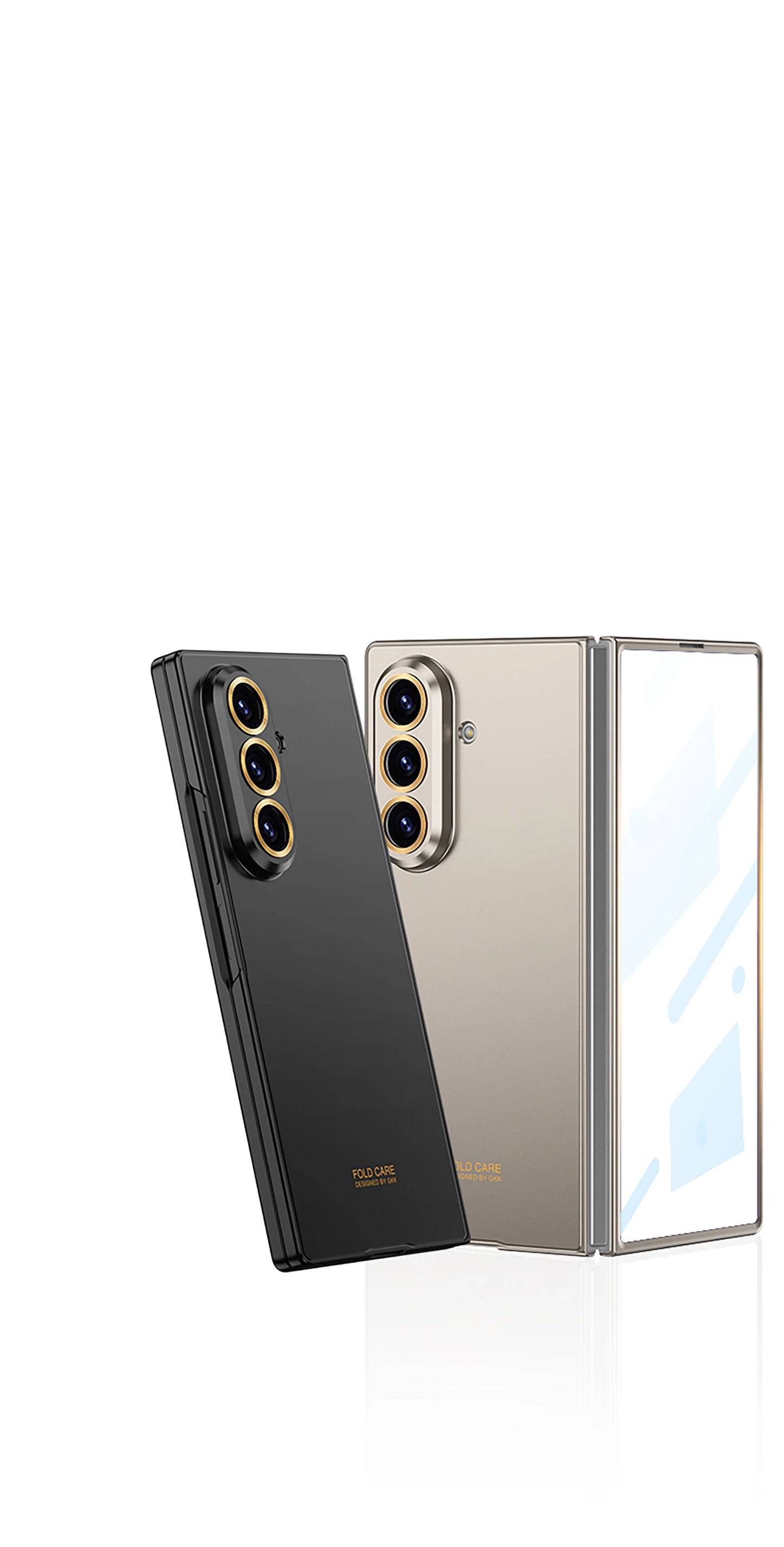 Luxury Fashionable Ultra-thin Phone Case For Samsung Galaxy Z Fold 7 5G With Screen Glass Protect Film Matte Protector Cover