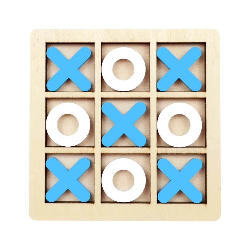 Montessori Play Game Wooden Toy Mini Chess Interaction Puzzle Training Brain Learing Early Educational Toys For Children Kids - AIAZ