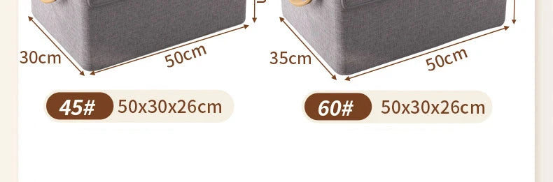 Collapsible Clothing Organizer Folding Clothes Storage Basket with Cover Metal Frame Underwear Storage Box Wardrobe Organizer