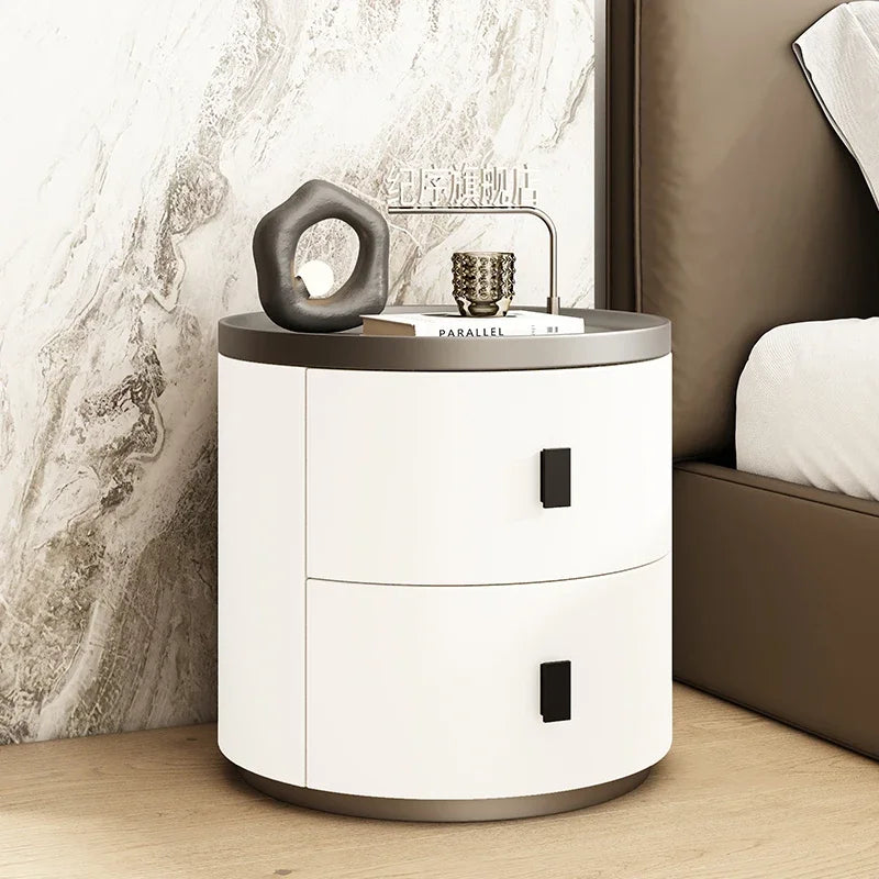 Nordic Solid Wood Bedside Table,Nightstand,Storage Cabinet,Comfortable with Drawer,Bedroom Bedside Tables,Living Room Furniture