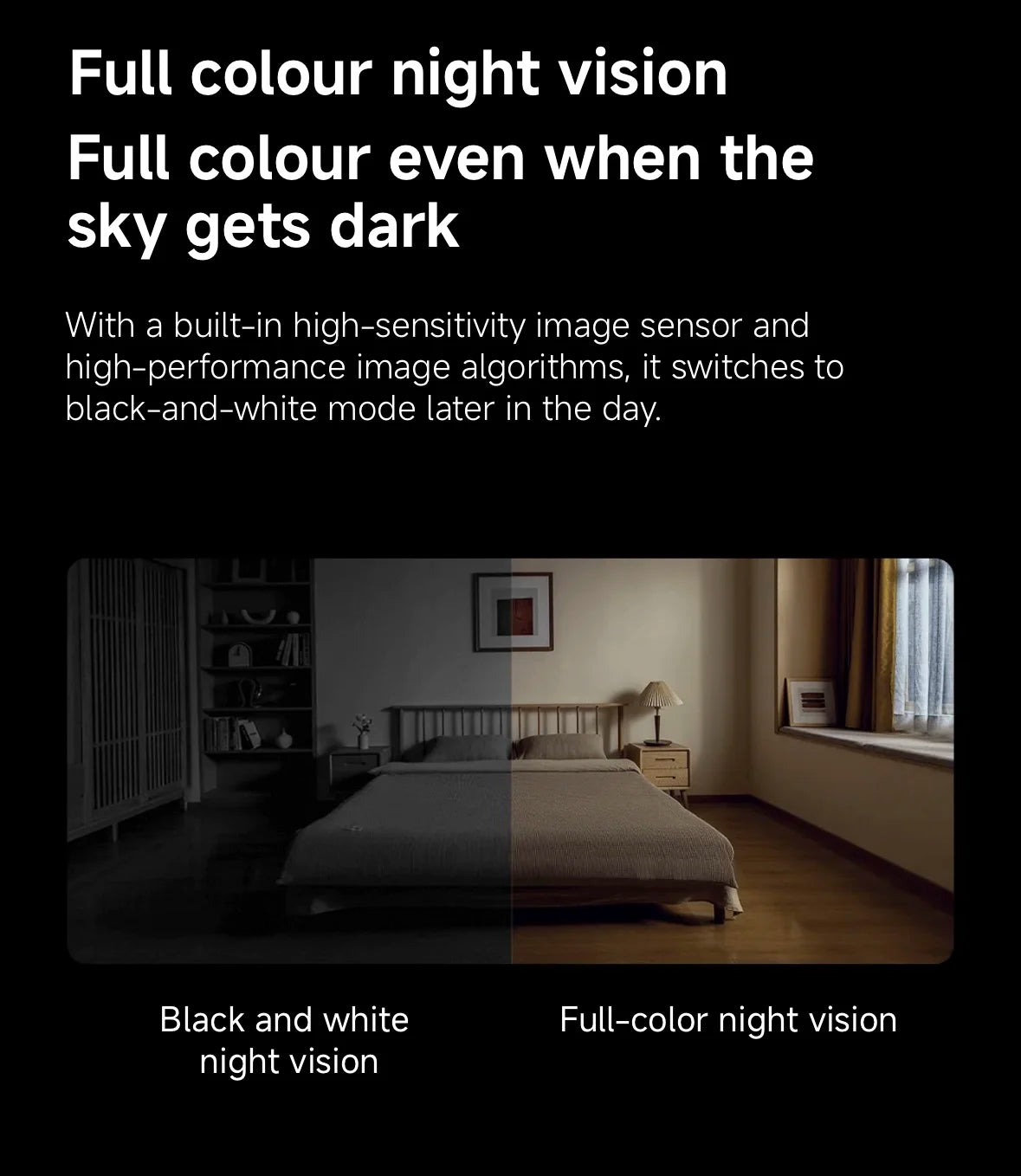Xiaomi Smart Camera C700 8MP 4K Ultra HD Low Light Full-color Baby Cry Detection Two-Way Voice Call Surveillance Camera