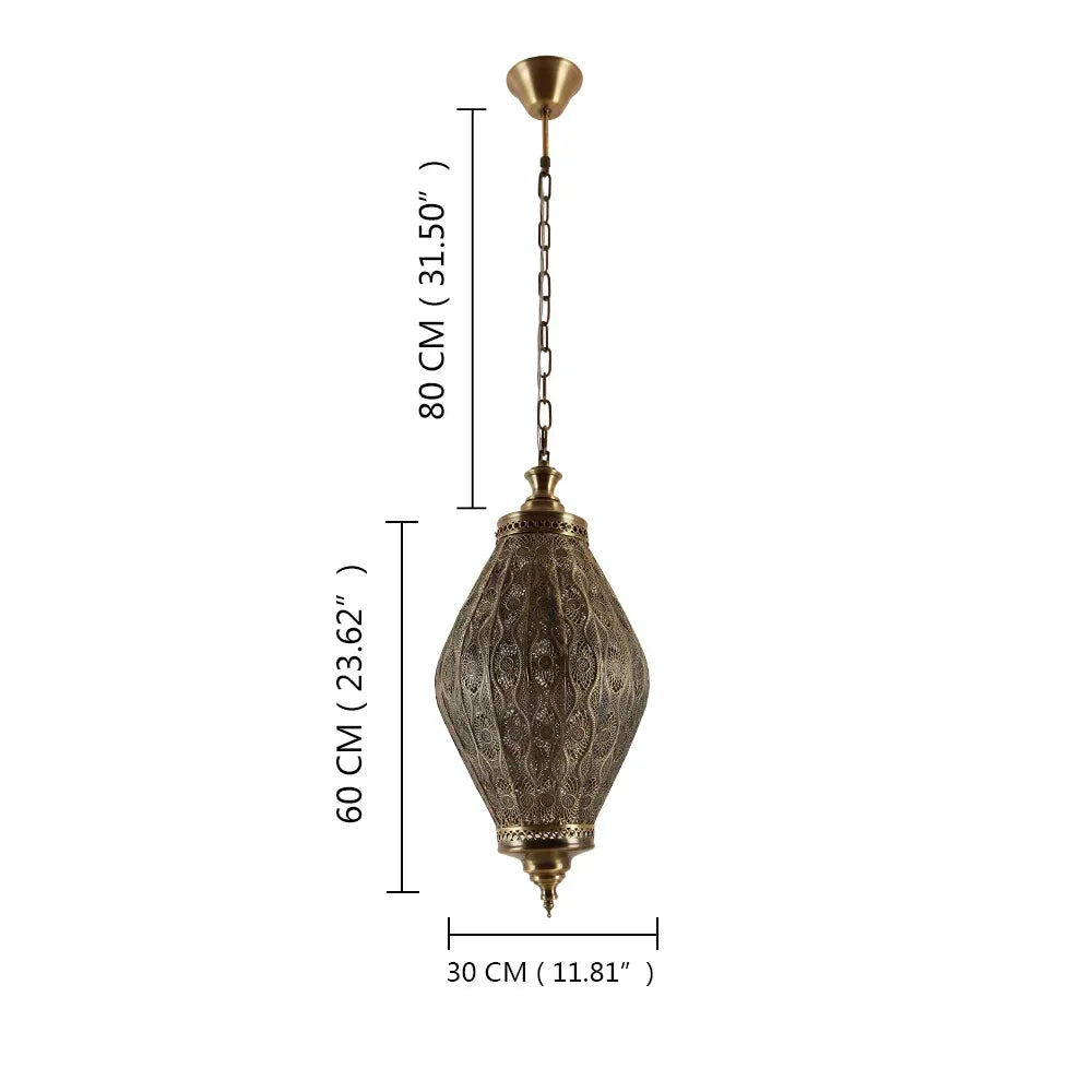 Southeast Asian Style Hanging Pendant Light Fixture Morocco Lamp Dining Room Turkish Asia Cloth Shop Restaurant Decor Chandelier