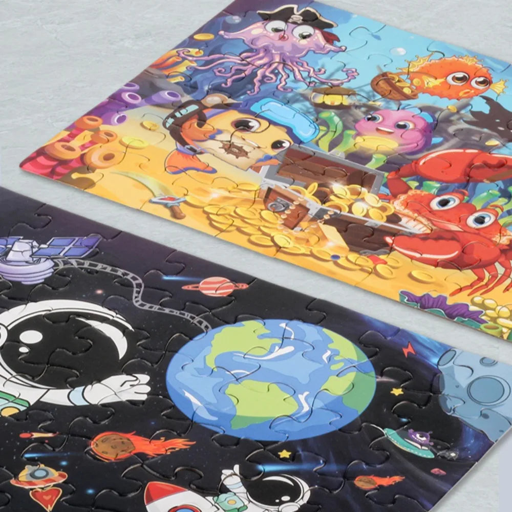 48 Pieces Puzzle Toys Children's Early Education Toys Kindergarten Souvenirs Gifts Exercising Thinking and Hands-on Abilities