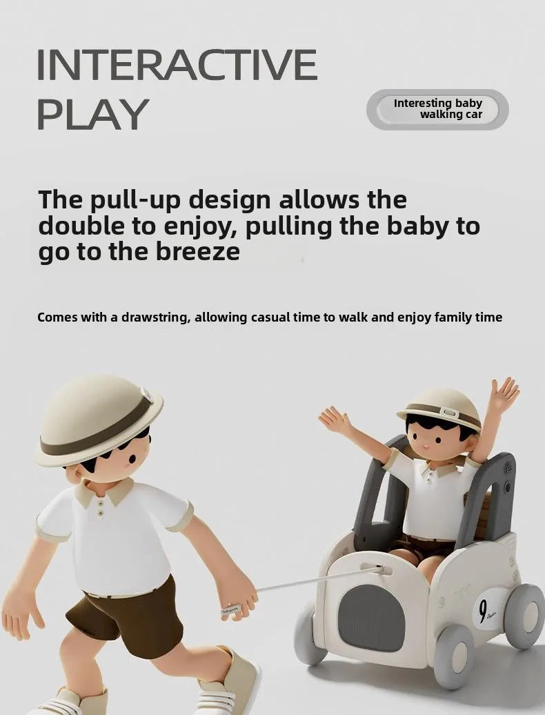 Multi-mode Baby Walker Multifunctional Anti-fall Stroller for Baby Learning To Walk