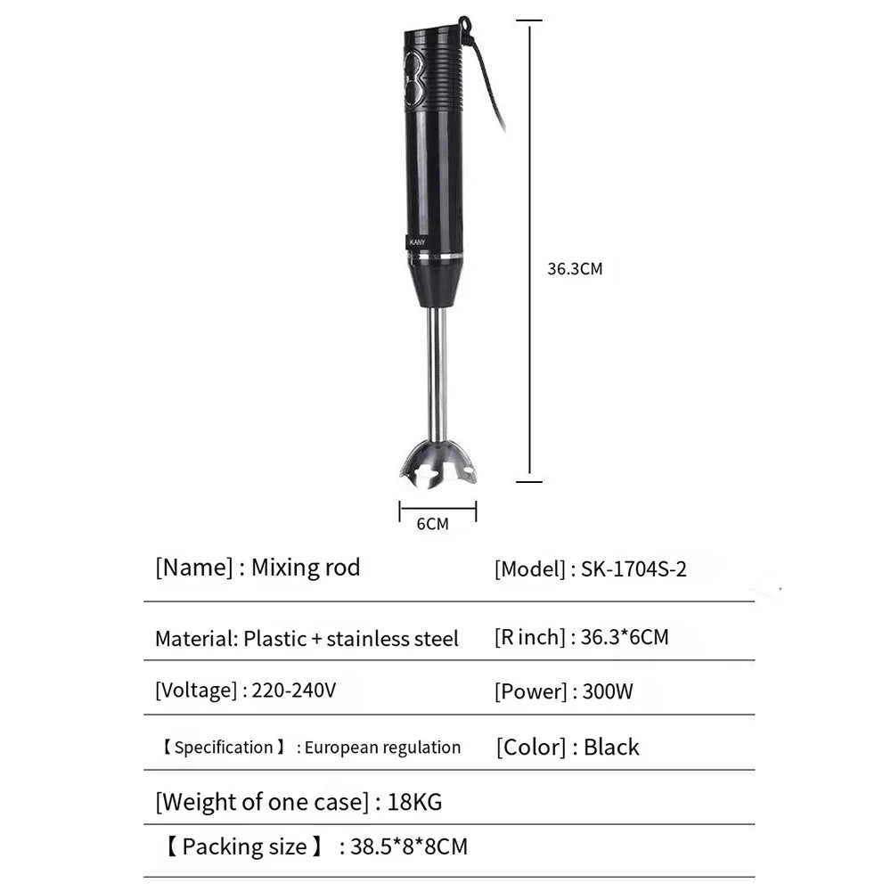 Portable Blender For Kitchen 3-in-1 Multifunctional Household Handheld Small Electric Mixer Food Juicer Home Appliance